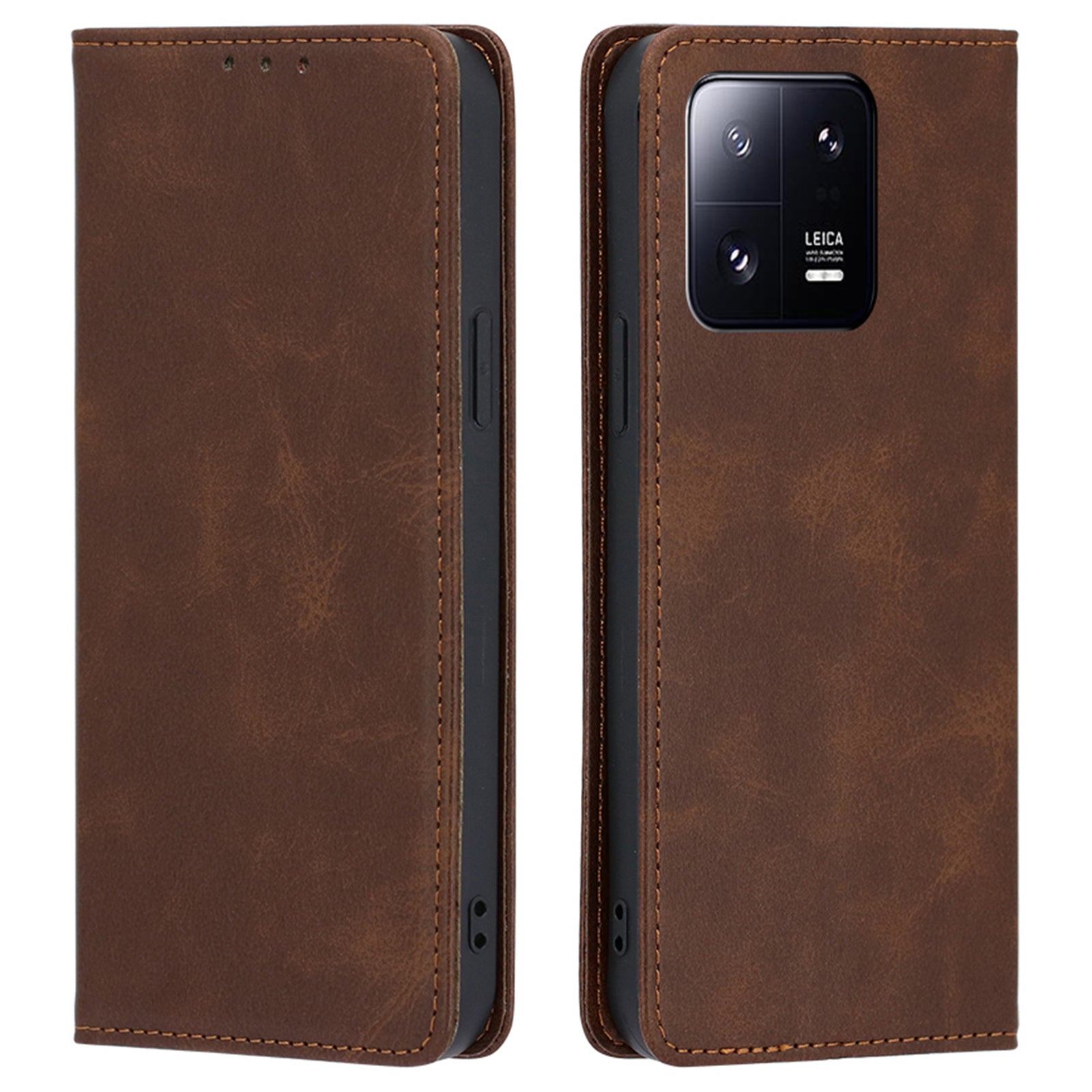 For Xiaomi 13 Pro 5G Magnetic Auto-absorbed PU Leather Wallet Stand Phone Case Calf Texture Full Protection Phone Shell Cover For Xiaomi 13 Pro 5G Magnetic Auto-absorbed PU Leather Wallet Stand Phone Case Calf Texture Full Protection Phone Shell Cover